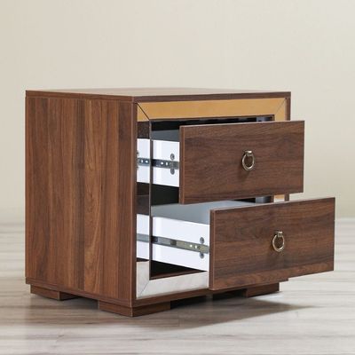 Ezekiel Bedroom Set - Walnut/Mirror