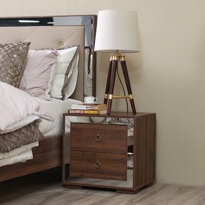 Ezekiel Bedroom Set - Walnut/Mirror