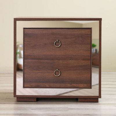 Ezekiel Bedroom Set - Walnut/Mirror