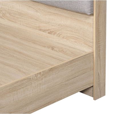 Bali 160x200 Queen Bed+2Nightstands+Dresser+Mirror-Light Oak