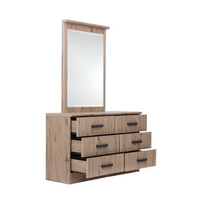 Raymond Dresser with Mirror - Summer Oak -2 Year Warranty