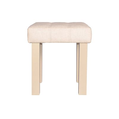 Colleen 4 Drawer Dresser with Mirror and Stool - Beige/White