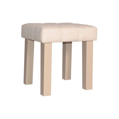 Colleen 4 Drawer Dresser with Mirror and Stool - Beige/White