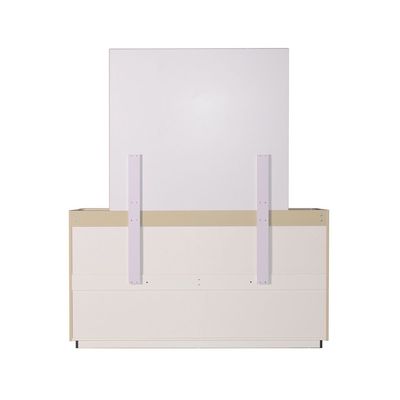 Mulligan 6 Drawer Dresser with Mirror and Stool - Beige/Khaki