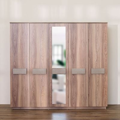 Bohem 5 Door Wardrobe - 2 Years Warranty