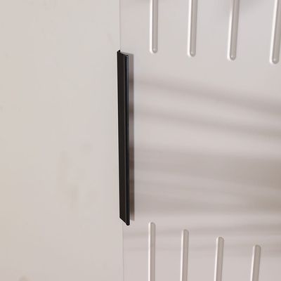 Defne Right-Door Wardrobe - Cream/Black - With 5-Year Warranty