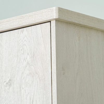 Zirco 6-Door Wardrobe - White Oak - With 2-Year Warranty