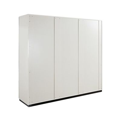 Krisalis 6-Door Wardrobe - Beige/Black - With 2-Year Warranty