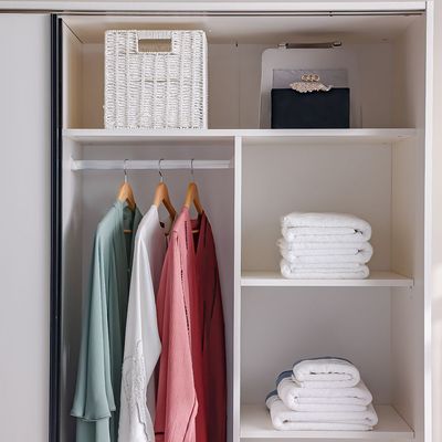 Manila Sliding Door Wardrobe - Cream - With 2-Year Warranty