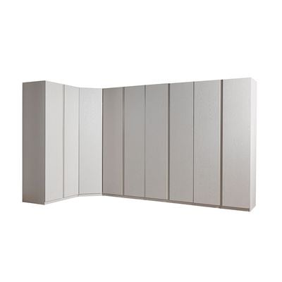 Infinity 1-Door Wardrobe with Hanger - Light Taupe - With 2-Year Warranty