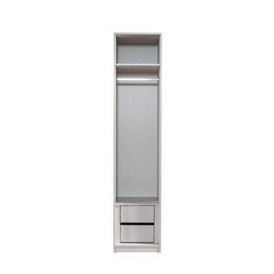 Infinity 1-Door Wardrobe with Hanger - Light Taupe - With 2-Year Warranty