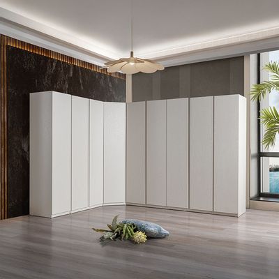 Infinity 1-Door Wardrobe with Shelves - Light Taupe - With 2-Year Warranty