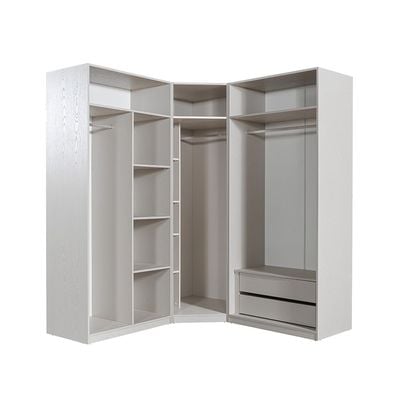 Infinity 2-Door Wardrobe with Hanger - Light Taupe - With 2-Year Warranty