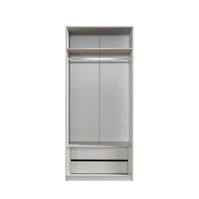 Infinity 2-Door Wardrobe with Hanger - Light Taupe - With 2-Year Warranty