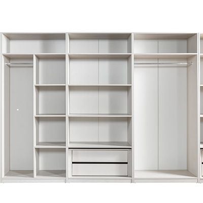 Infinity 2-Door Wardrobe with Shelves - Light Taupe - With 2-Year Warranty