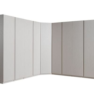 Infinity 2-Door Wardrobe with Shelves - Light Taupe - With 2-Year Warranty