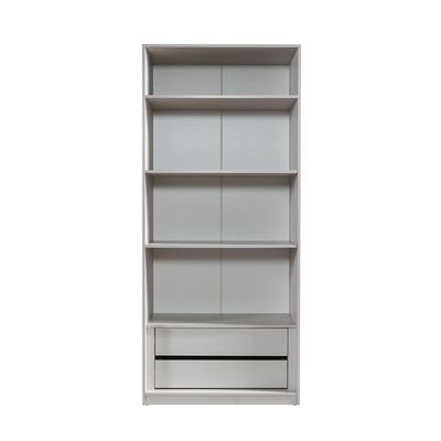 Infinity 2-Door Wardrobe with Shelves - Light Taupe - With 2-Year Warranty