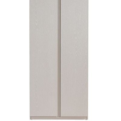 Infinity 2-Door Wardrobe with Shelves - Light Taupe - With 2-Year Warranty