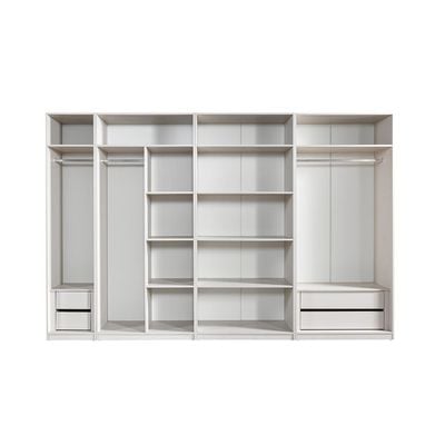 Infinity 2-Door Wardrobe with Shelves - Light Taupe - With 2-Year Warranty