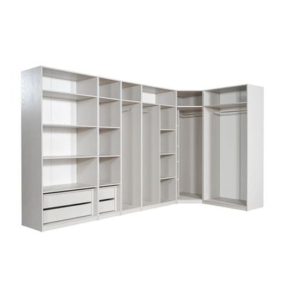 Infinity 2-Door Wardrobe with Shelves - Light Taupe - With 2-Year Warranty