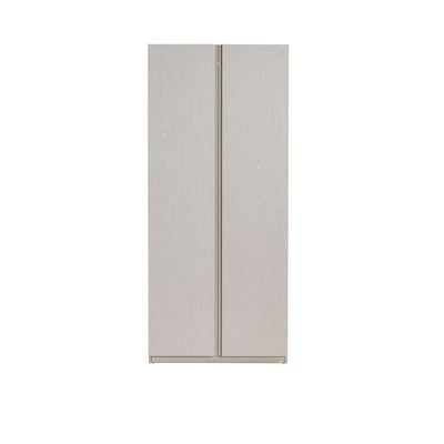 Infinity 2-Door Wardrobe with Hanger and Shelves - Light Taupe - With 2-Year Warranty