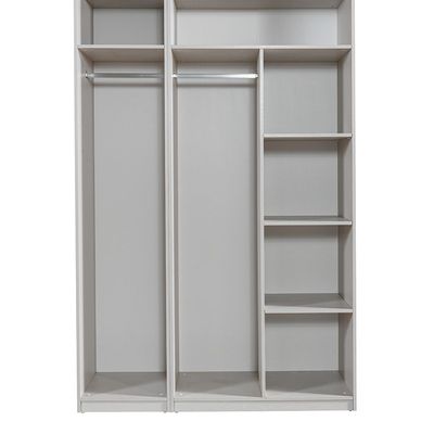 Infinity 2-Door Wardrobe with Hanger and Shelves - Light Taupe - With 2-Year Warranty