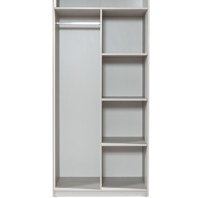 Infinity 2-Door Wardrobe with Hanger and Shelves - Light Taupe - With 2-Year Warranty