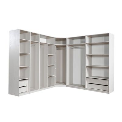 Infinity Corner Wardrobe with Hanger and Shelves - Light Taupe - With 2-Year Warranty