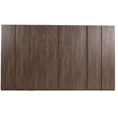 Infinity 1-Door Wardrobe with Hanger - Dark Walnut - With 2-Year Warranty