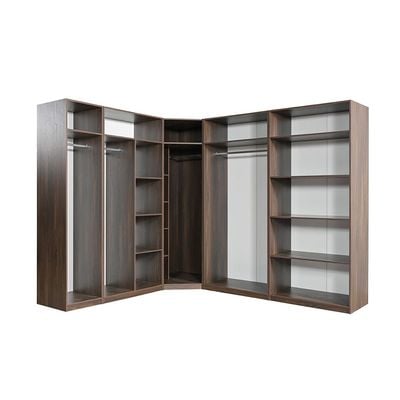 Infinity 2-Door Wardrobe with Hanger - Dark Walnut - With 2-Year Warranty