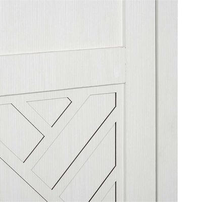 Casablanca 6 Door Wardrobe W/2 Drawers & Mirrors-White Oak