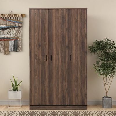 Gamorah 3Door Wardrobe-Columbia Dark Brown