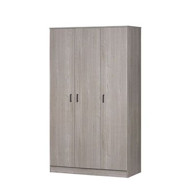 Gamorah 3Door Wardrobe-Warm Grey