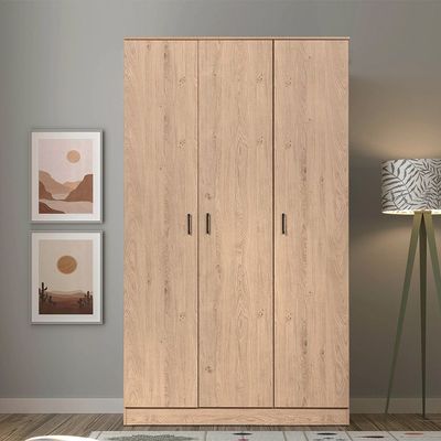 Gamorah 3Door Wardrobe-Oak