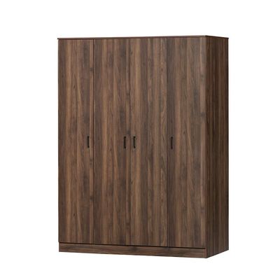 Gamorah 4Door Wardrobe-Columbia Dark Brown