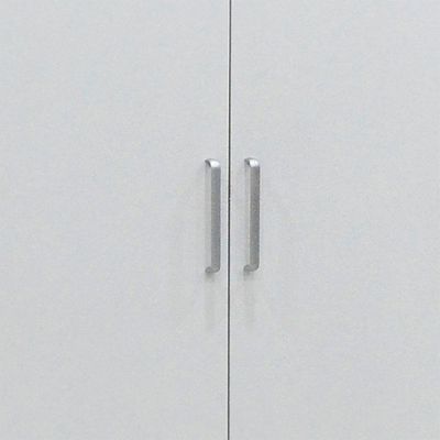 Supreme 6-Door Wardrobe with Mirror - White - With 2-Year Warranty