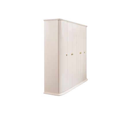 Jasmine 6 Door Wardrobe   - Light Beige