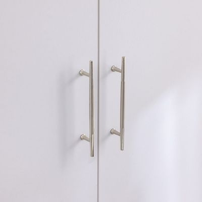 Notis 4 Door Wardrobe W/Drawer & Mirror-Gloss White