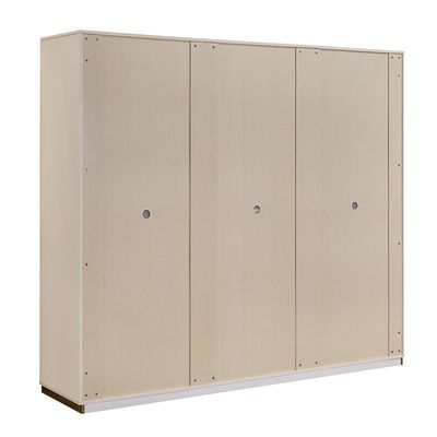 Ashton 6 Door Wardrobe - Beige /Brushed Gold