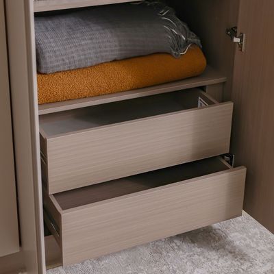 Allayal 6 Door Wardrobe - Beige