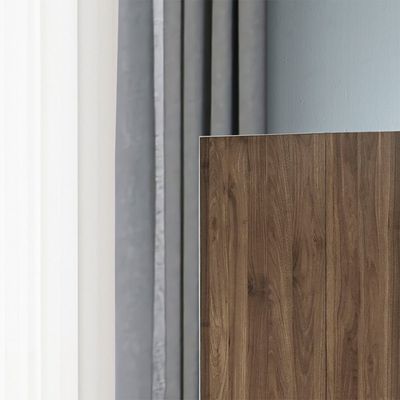 Supreme 5Door Wardrobe W/Mirror-Light Walnut