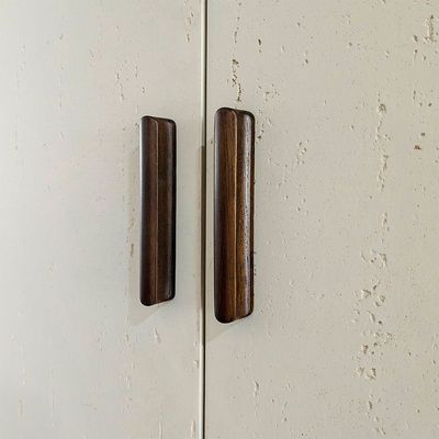 Oboro 6 Door Wardrobe With 2 Mirrors - Walnut/Beige