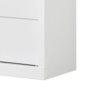 Supreme New 2Door Large Sliding Door Wardrobe With Mirrors-White