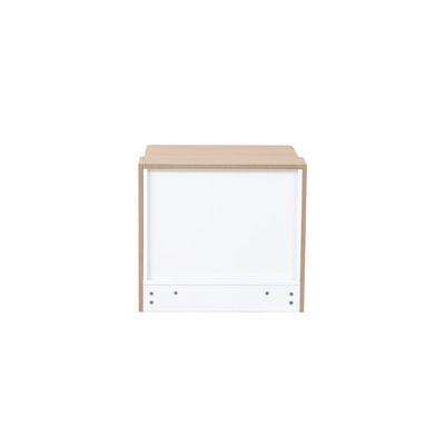 Malena Night Stand Set of 2 - White / Mocha