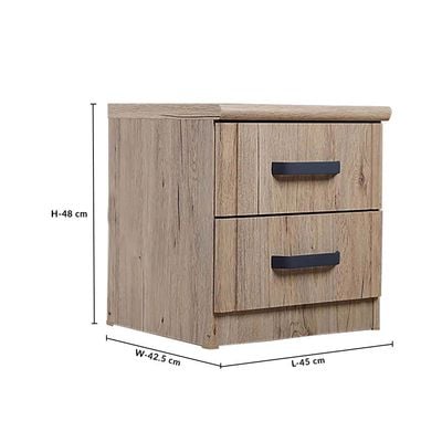 Raymond Night Stand Set of 2 - Summer Oak -2 Year Warranty