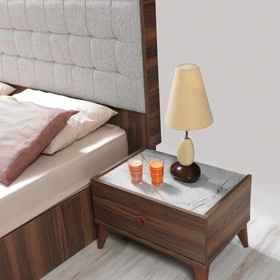 Ruby Night Stand Set of 2 - Dark Walnut