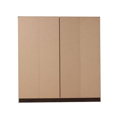 Raymond 4 Door Wardrobe - Acacia Walnut -2 Year Warranty