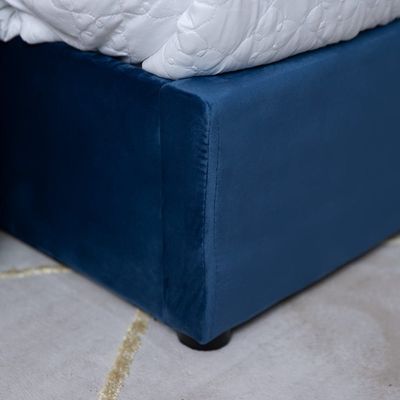 Palleto 150X200 Hydraulic Queen Bed - Royal Blue