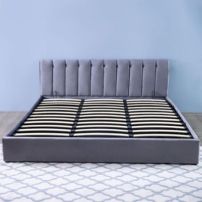 Palleto 180X200 Hydraulic King Bed - Dark Grey