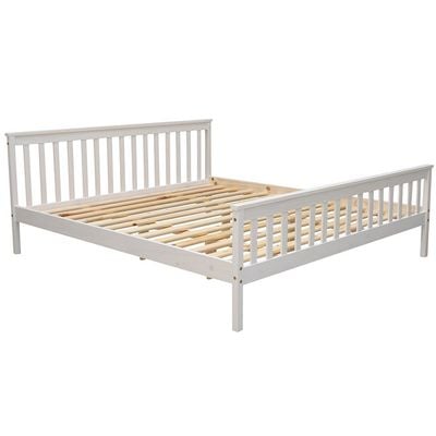 Gretel 180X200 King Bed - White